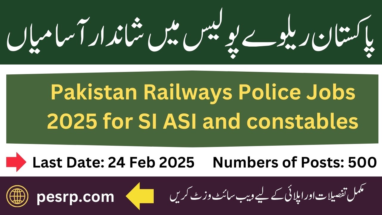 Pakistan Railways Police Jobs 2025