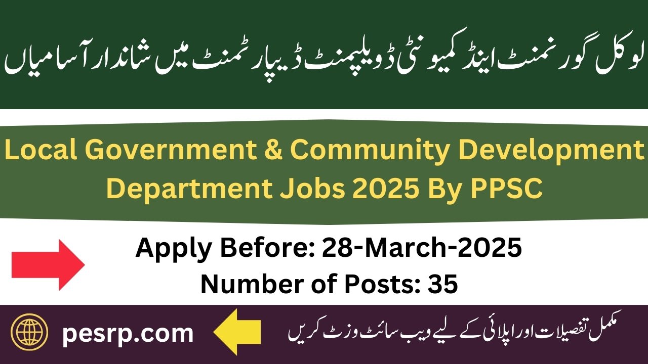 Local Government of Punjab Jobs 2025 By PPSC