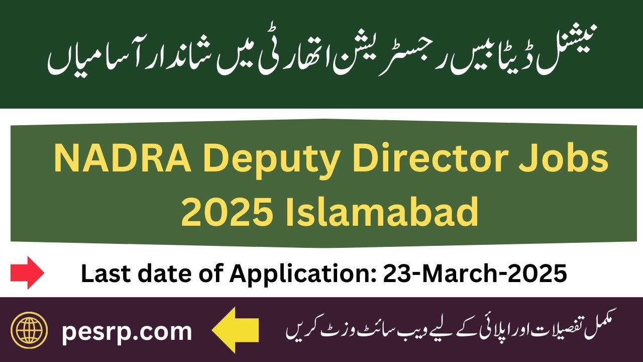 National Database Registration Authority jobs 2025