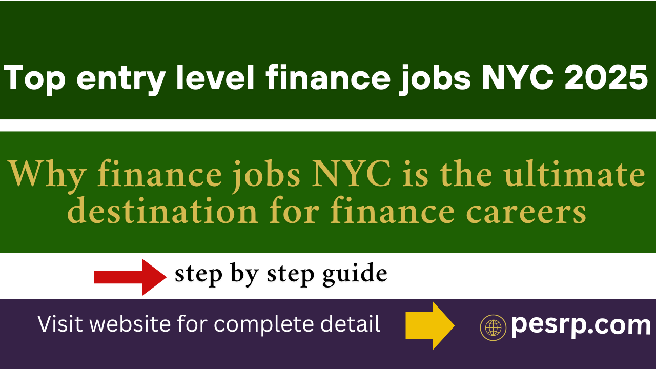 Finance Jobs NYC