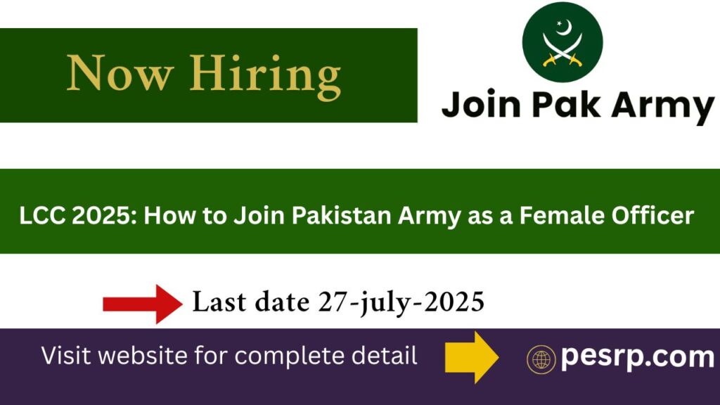 ow to Join Pakistan Army as a Female Officer