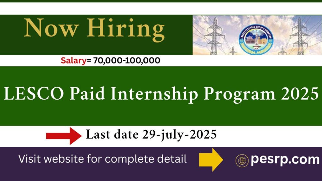 LESCO Paid Internship Program 2025