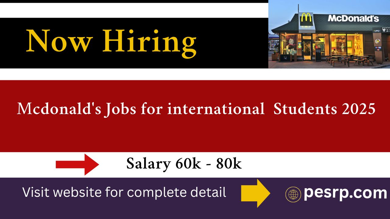 McDonalds Jobs for International Students in 2025